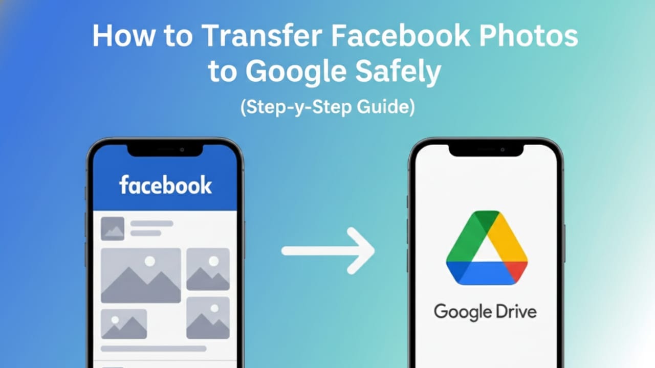 How to Transfer Facebook Photos to Google Drive Safely (Step-by-Step Guide)