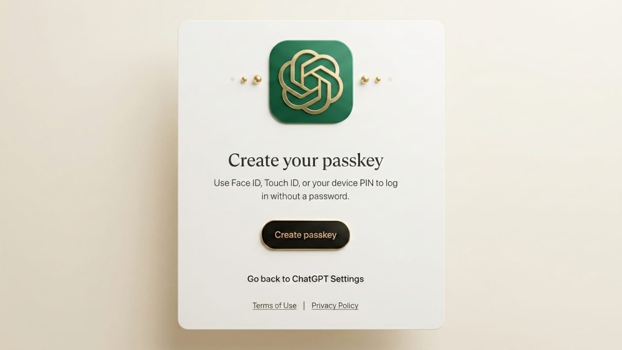 How to Secure Your OpenAI Account Using Passkeys (Complete Beginner Guide)